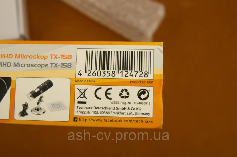 Мікроскоп, цифровий, TECHNAXX, Germany, FullHD, TX-158, Wi-Fi, USB, Windows, iOS, Android - фото фото фото 3