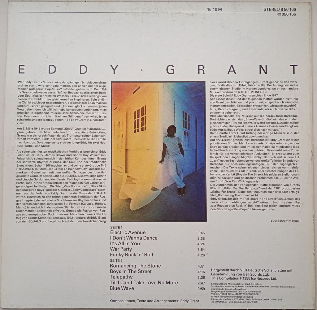 EDDY GRANT LP EX- - фото фото фото 1