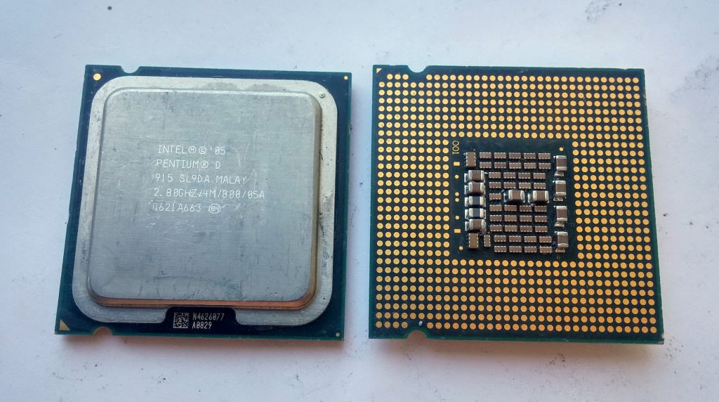 2х ядерный процессор Pentium® D 915 SL9DA 2.80GHz/4M/800 LGA775 Вжив - фото фото фото 0
