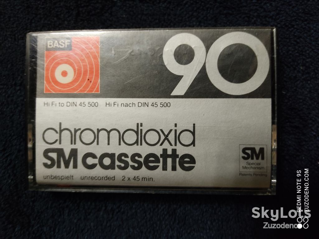 S/F Аудио кассета BASF  Cromdioxid SM cassette 90 - фото фото фото 0