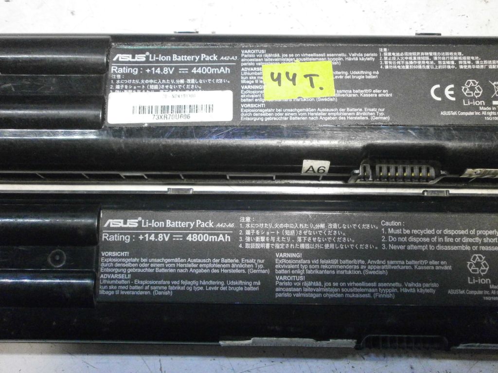 Acer Asus аккумулятор ноутбука 14.8v  8 элементов - фото фото фото 1
