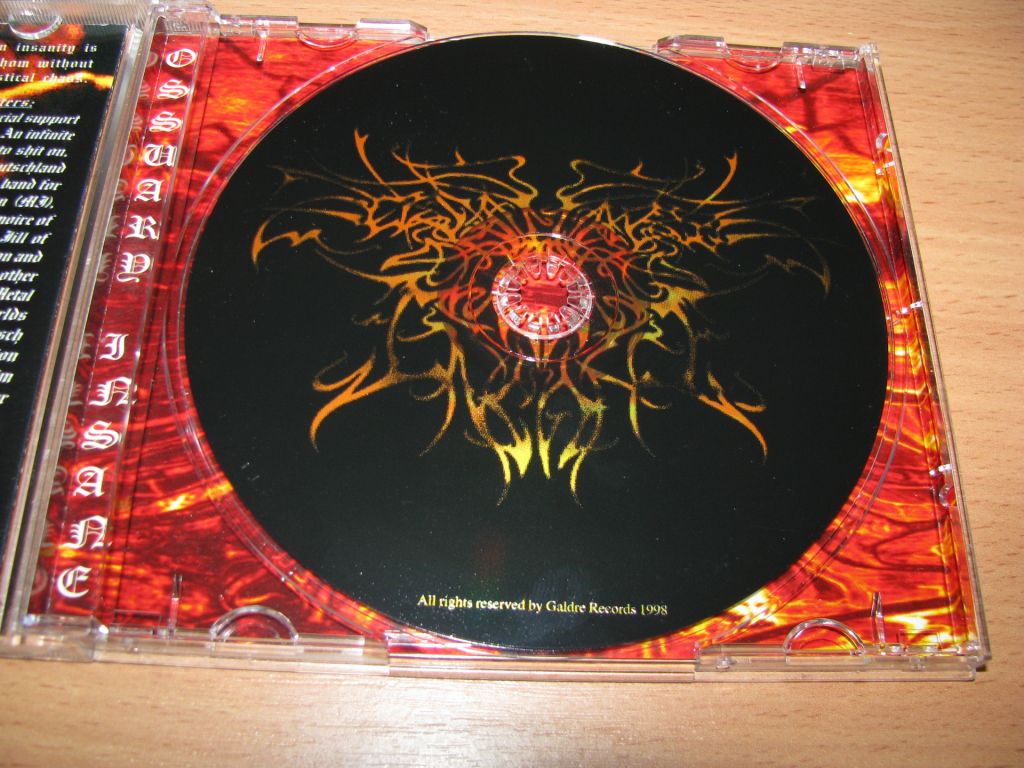 OSSUARY INSANE - Demonize The Flesh   (1998 Galdre 1st press,USA) - фото фото фото 2