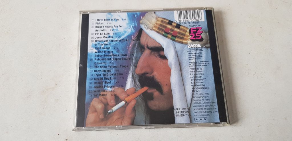 Frank Zappa Sheik Yerbouti CD фірмовий - фото фото фото 1