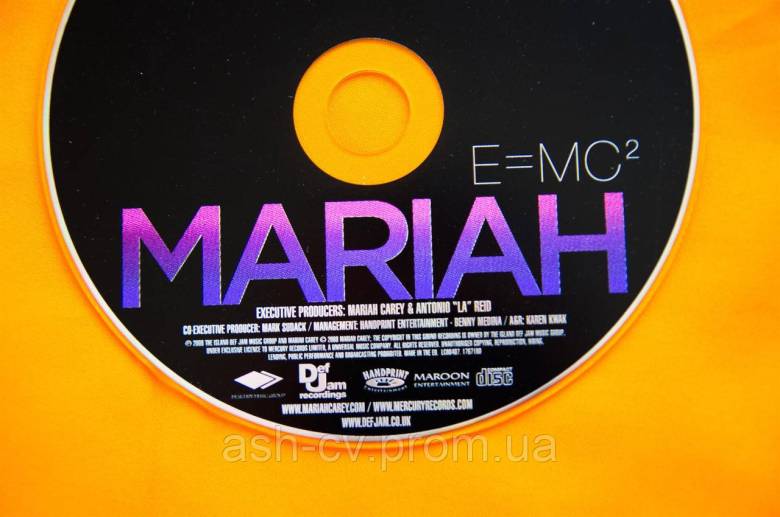 Музичний диск CD. MARIAH - фото фото фото 1