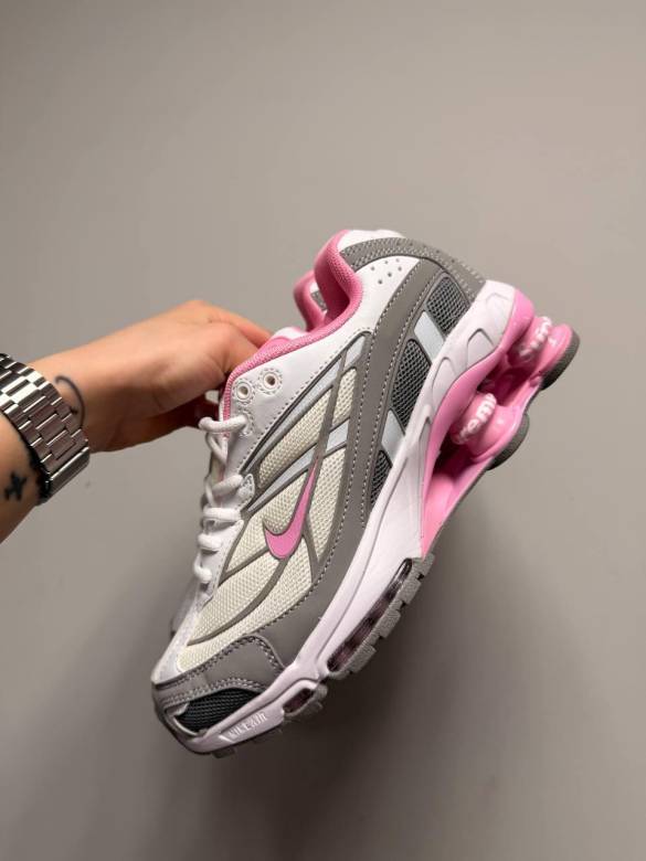 Nike x Supreme Shox Ride 2 White Pink БРАК - фото фото фото 3