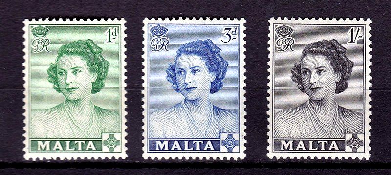 ZM  Мальта 1957 г MNH - HM QE-II - фото фото фото 0