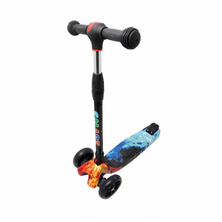 Самокат детский Scooter Smart Rover Fire Blue (2T1040) - фото фото фото 0