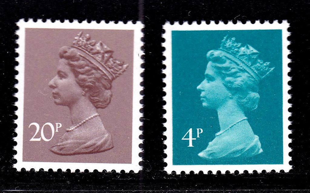Великобритания   MNH  - HM QE-II -  стандарт - фосф. - - фото фото фото 0