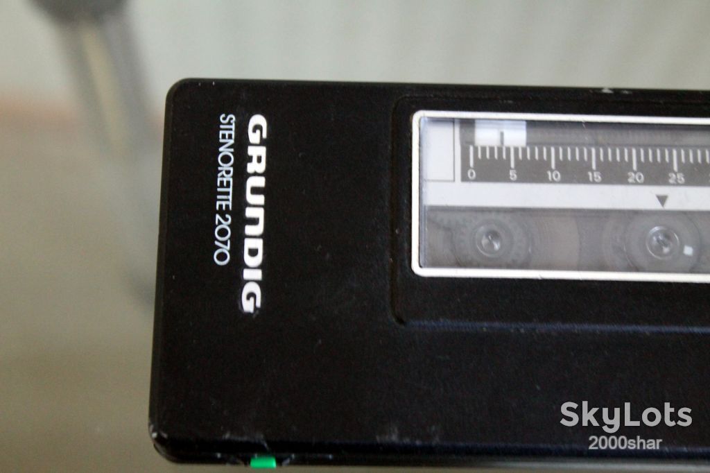 Диктофон Grundig Stenorette 2070 + кассета рабочий - фото фото фото 1