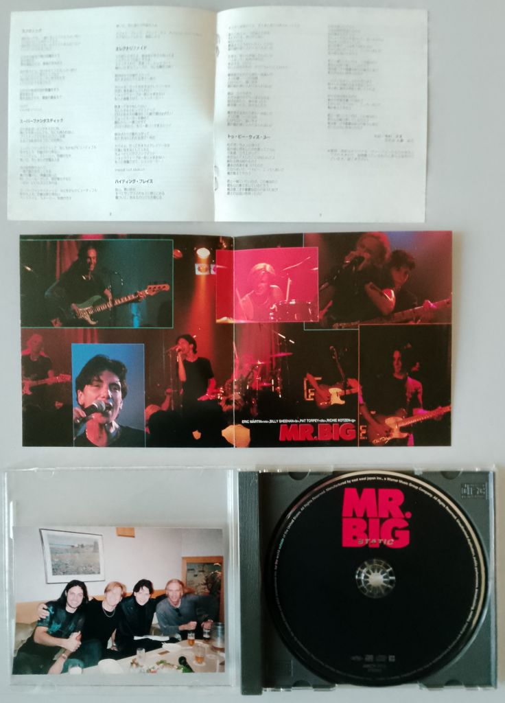 CD Mr. Big – Static     (1999, Atlantic – AMCY-7111, Matrix AMCY-7111 1, Japan) - фото фото фото 3