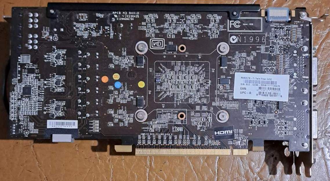 відеокарта  MSI GeForse GTX 560 Ti   робоча - фото фото фото 1