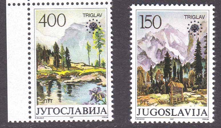 EU Югославия  1987 г MNH  -   искусство - фото фото фото 0
