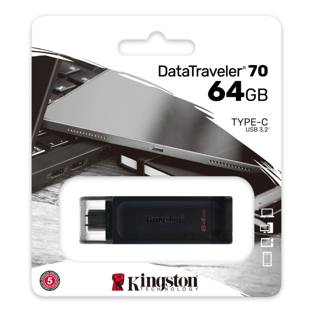 Накопитель USB-C 3.2 Kingston DT70 64GB - фото фото фото 0
