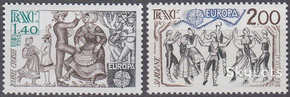 Франция 1981 Европа СЕРТ Mi 2259-2260 MNH - фото фото фото 0