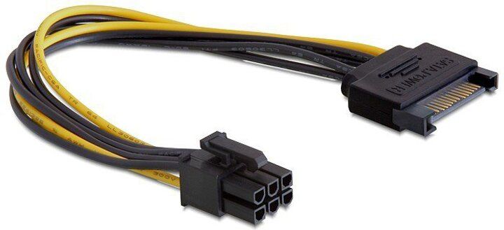 Кабель Cablexpert PCI Express 6pin - SATA 0.2м  (CC-PSU-SATA) - фото фото фото 0