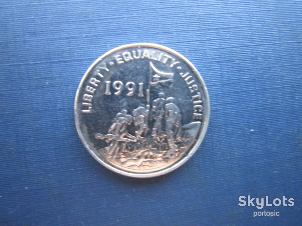 Монета 25 центов Эритрея 1997 фауна зебра - фото фото фото 1