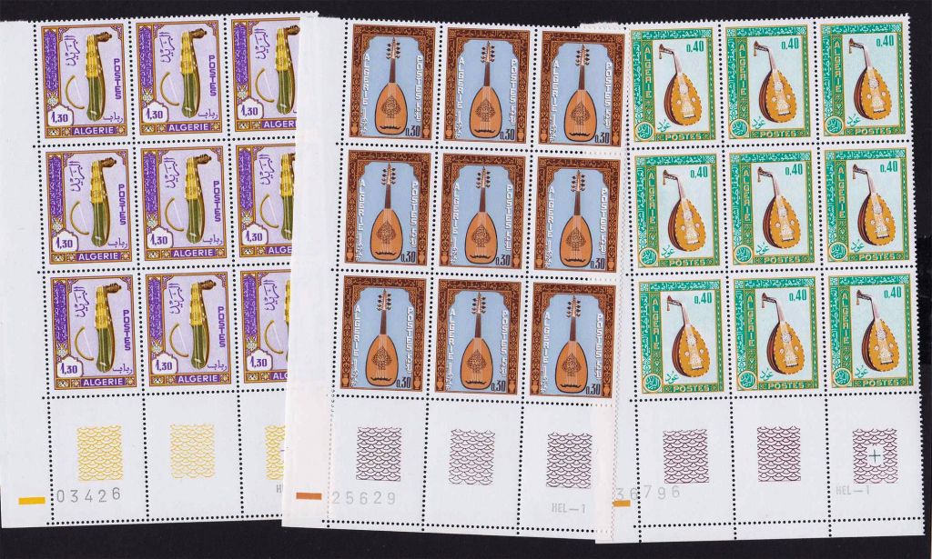 Искусство .  Алжир 1968 г MNH - часть листов - фото фото фото 0