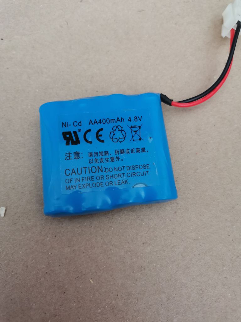 Аккумулятор Ni-cd 4,8v 400mAh - фото фото фото 1