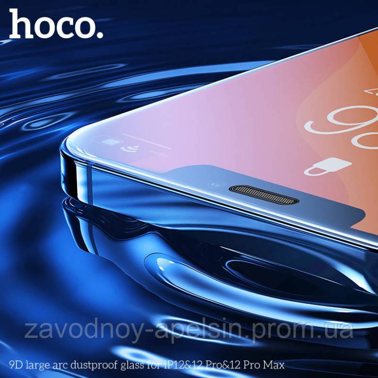 Защитное стекло iPhone 12 12pro Защита динамика (hoco) - фото фото фото 3
