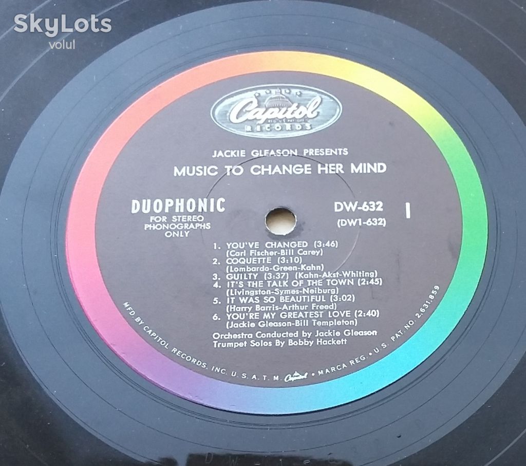 JACKIE GLEASON Music To Change Her Mind LP VG/EX - фото фото фото 2