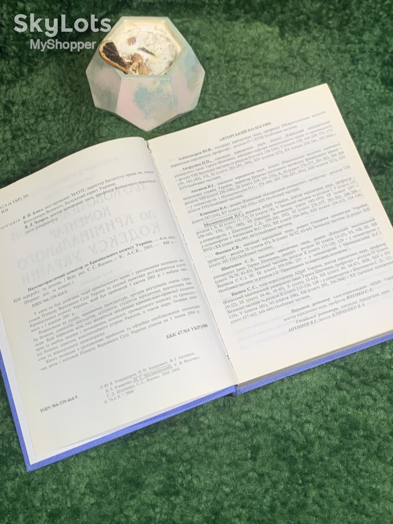 Книга юридична «Науково-практичний коментар до Кримінального кодексу України» 4-е видання 2005 р.  (Н8003) - фото фото фото 4