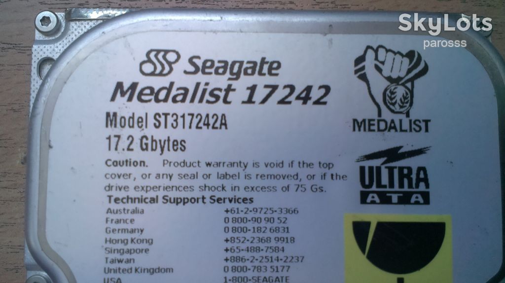Раритетний жорсткий диск Seagate Medalist  17.2 Gb - фото фото фото 1