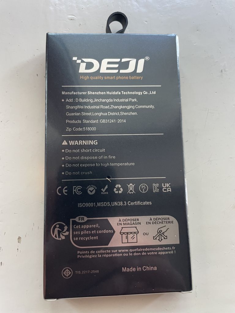 iPhone 12 mini Батарея Deji 2510mah Новая ! - фото фото фото 1