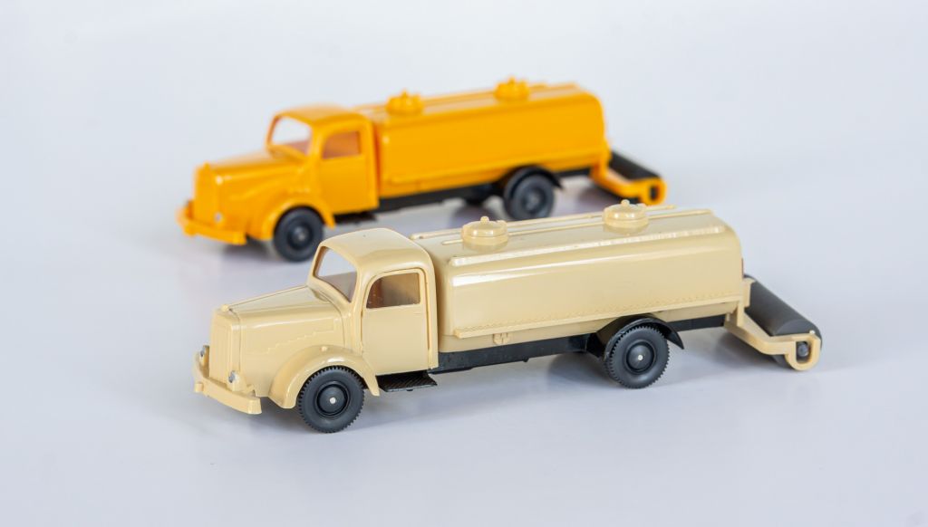 1:87 Set Mercedes-Benz L5000 W/rollers 1961, HO Wiking BOX SET #649 1991 - фото фото фото 1
