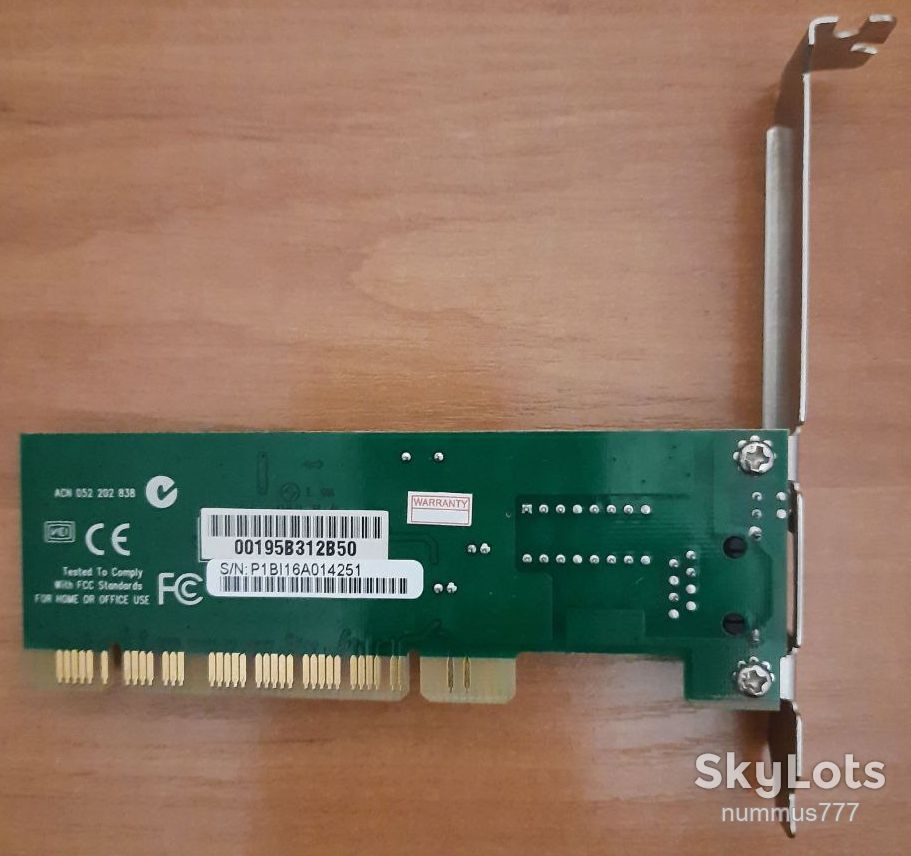 Мережева карта D-Link DFE-520TX PCI RJ-45 100 Мбіт/с Тест ОК - фото фото фото 1