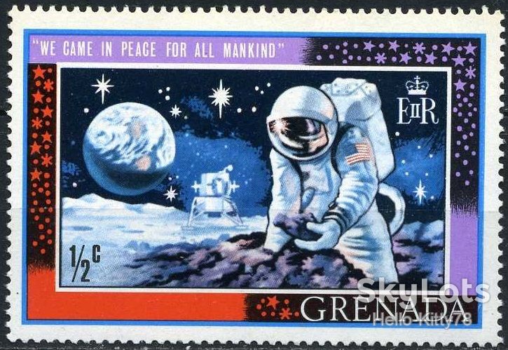 Гренада 1969 космос США Apollo-11 Mi 319 MNH - фото фото фото 0