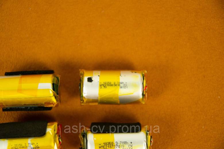 Акумулятор, 18350, 3.7V, 4.2V, 950mAh - фото фото фото 2