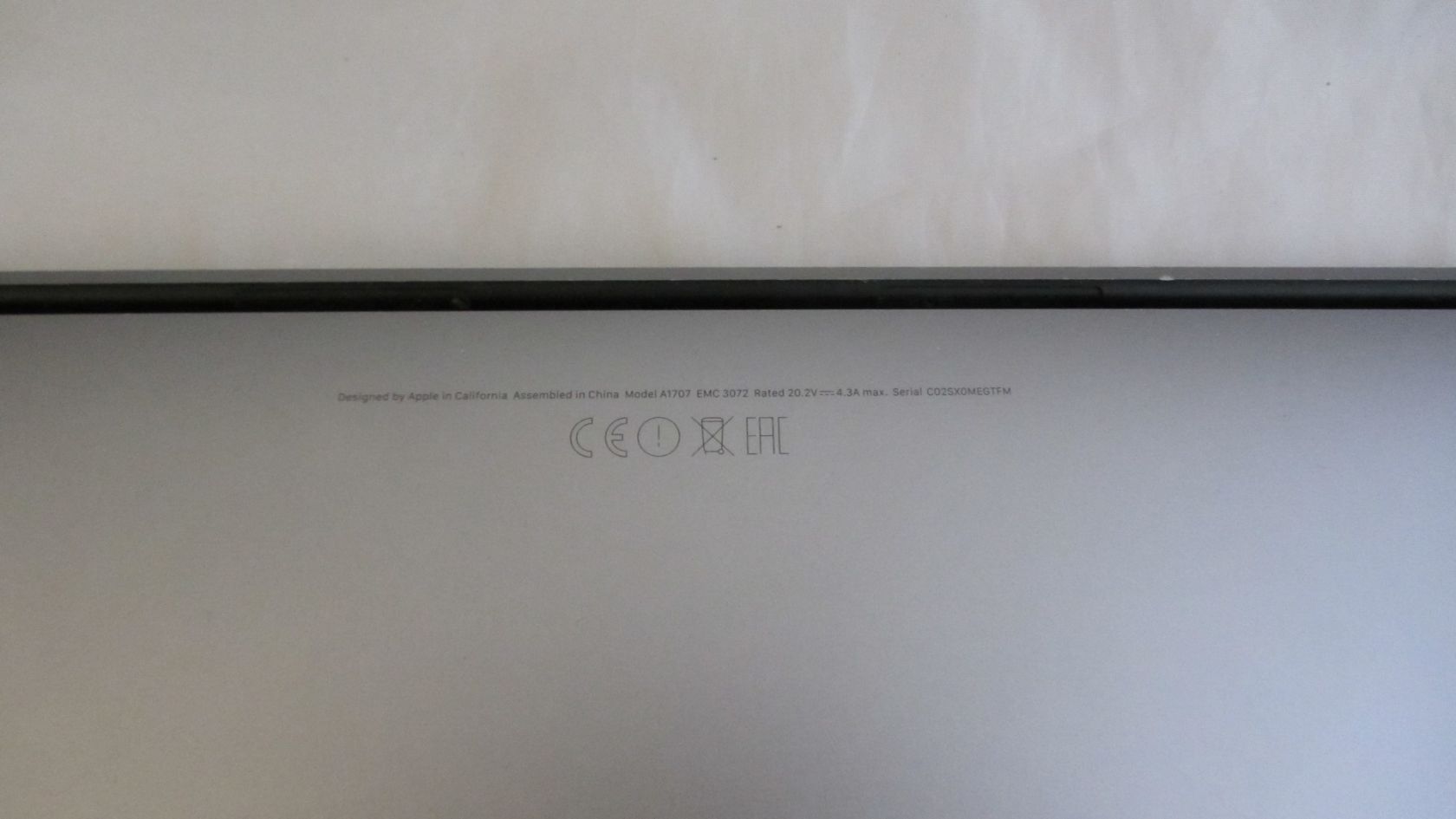 Ноутбук Apple MacBook Pro 15" A1707  (2017) - фото фото фото 4