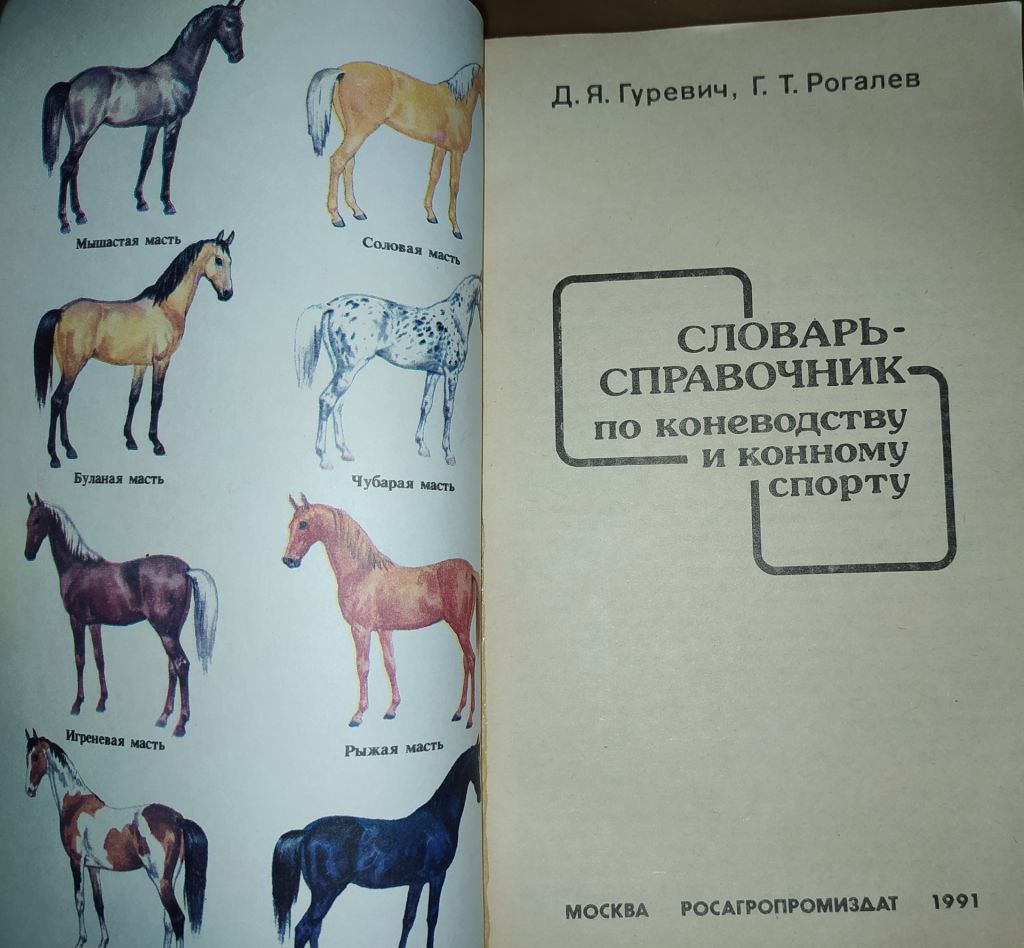 книга: СЛОВАРЬ-СПРАВОЧНИК ПО КОНЕВОДСТВУ И КОННОМУ СПОРТУ 1991г. - фото фото фото 1
