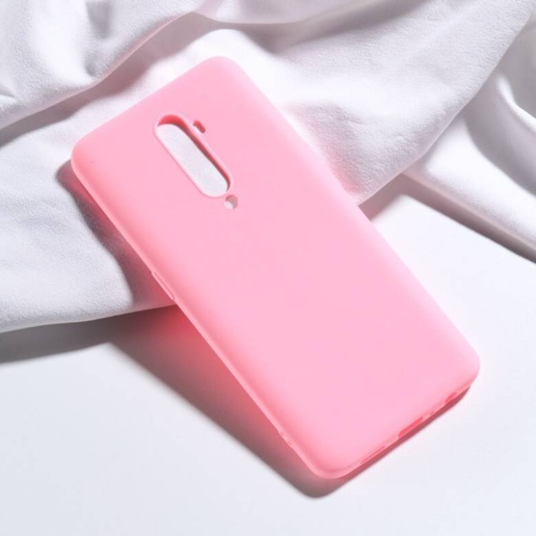 Чохол Soft Touch для Oppo Reno 2 силікон бампер світло-рожевий - фото фото фото 0