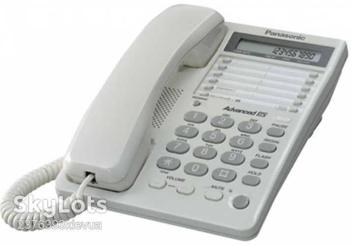 Проводной телефон Panasonic KX-TS2365RUW. 10$ - фото фото фото 0