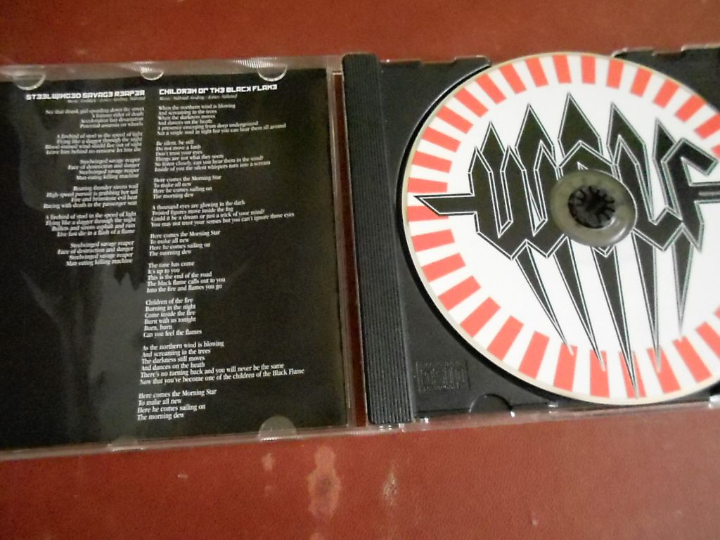 Wolf The Black Flame CD фирменный б/у - фото фото фото 2
