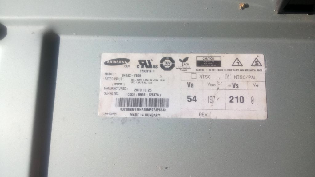 ПЛАТА T-CON 42HD  LJ41-08392A C TV PLASMA SAMSUNG PS42C431A2W - фото фото фото 4