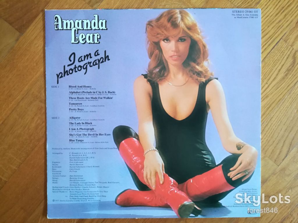 Amanda Lear-I am a photograph-Ex.+, Німеччина  (&amp;34) - фото фото фото 1