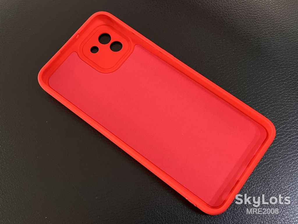 Чохол Silicone Case Full Camera для Samsung Galaxy A035 A03 red - фото фото фото 2