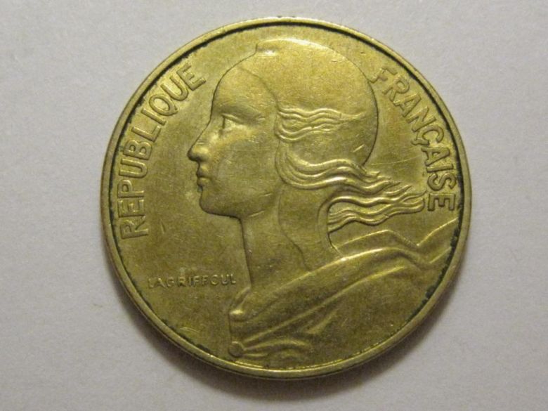Франция 10 сантимов 1980 года 3П980 - фото фото фото 1