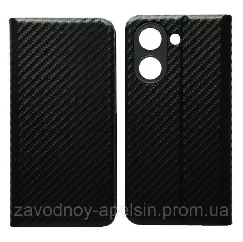Чехол книжка Xiaomi Poco X7 Pro 5G Защита камеры (карбон) - фото фото фото 0