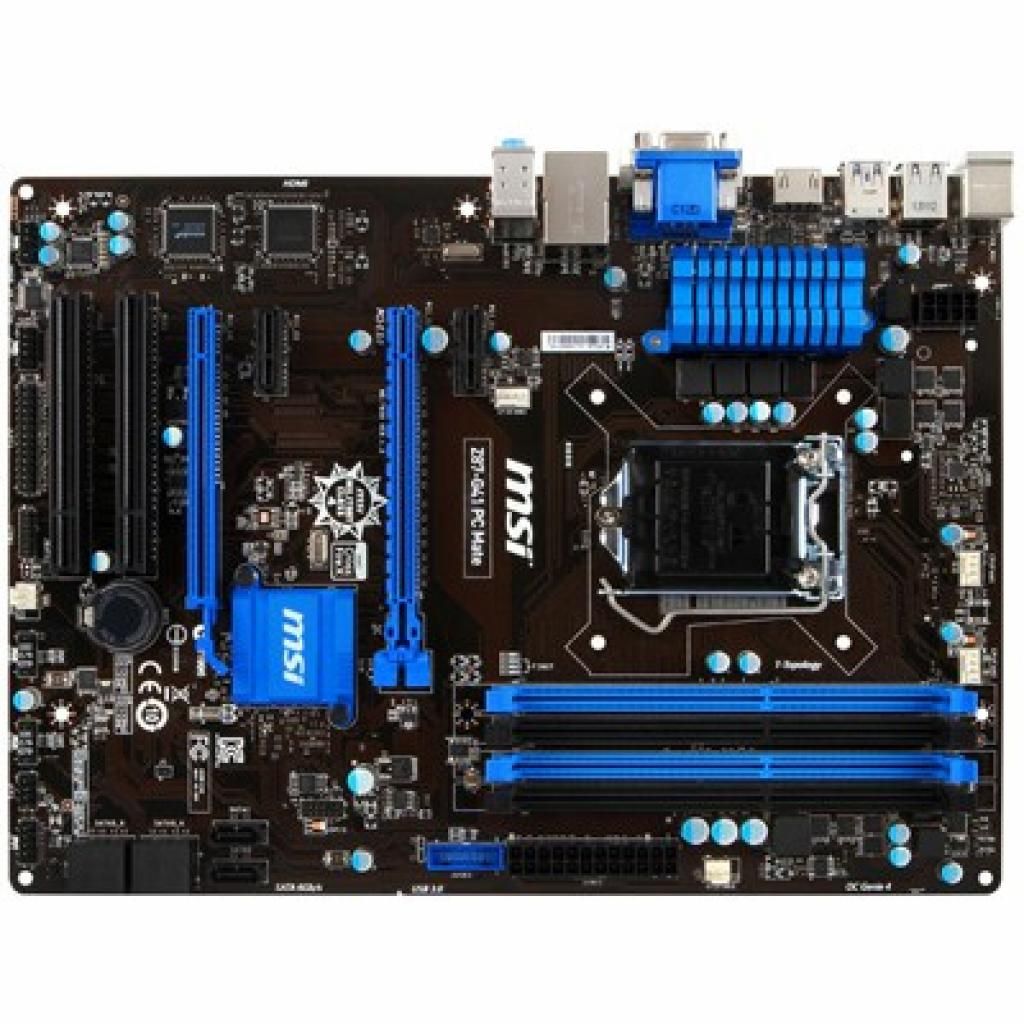 MSI Z87-G41 PC Mate  (s1150, Intel Z87, PCI-E 3.0x16) - фото фото фото 0