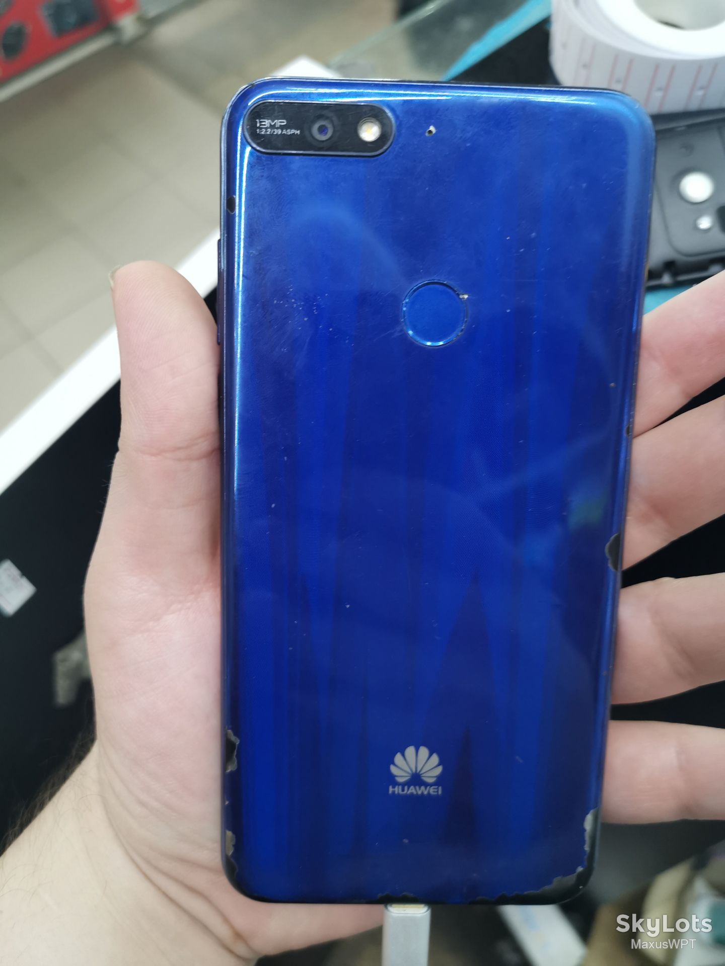 #287 Sklad Huawei Y7 2018 blue - фото фото фото 3