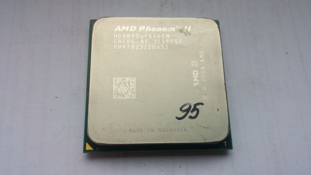 Процессор AMD Phenom II X4 B95 3.00GHz/6MB     (HDXB95WFK4DGM) socket AM3 95W Вживане - фото фото фото 0