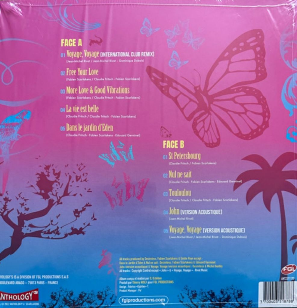 Desireless - Voyage, Voyage - 2023.   (LP). 12. Colour Vinyl. Пластинка. France. S/S. - фото фото фото 1