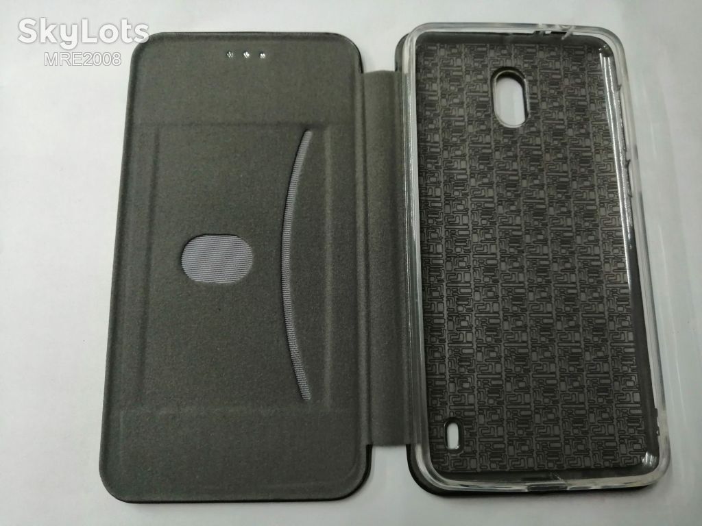 Чехол-книжка Premium Leather для Nokia 2 black - фото фото фото 1