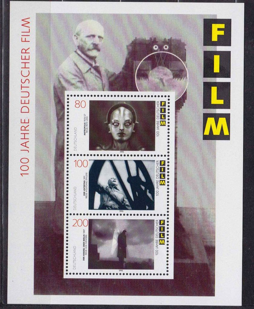 ZM Германия 1995 г  MNH - блок = кино - фото фото фото 0