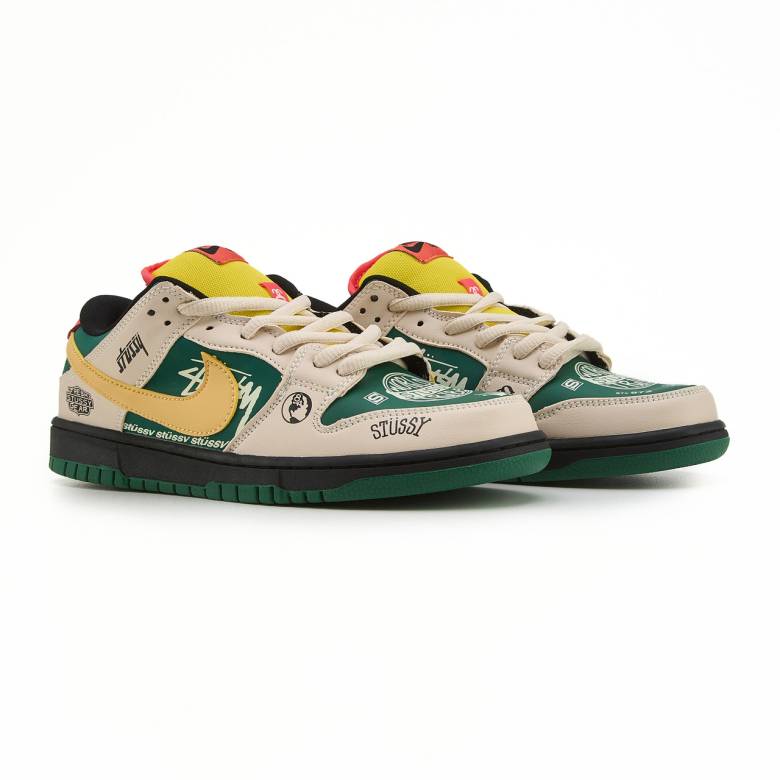 Nike SB Dunk Low x Stussy Racer Custom 41 - фото фото фото 1
