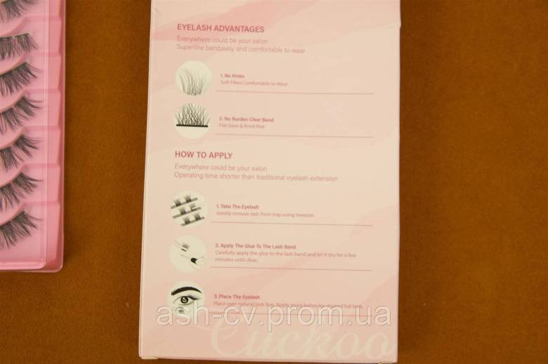 Накладні, вії, Cuckoo, Eyelash, 3D Effect, США, я340 - фото фото фото 3