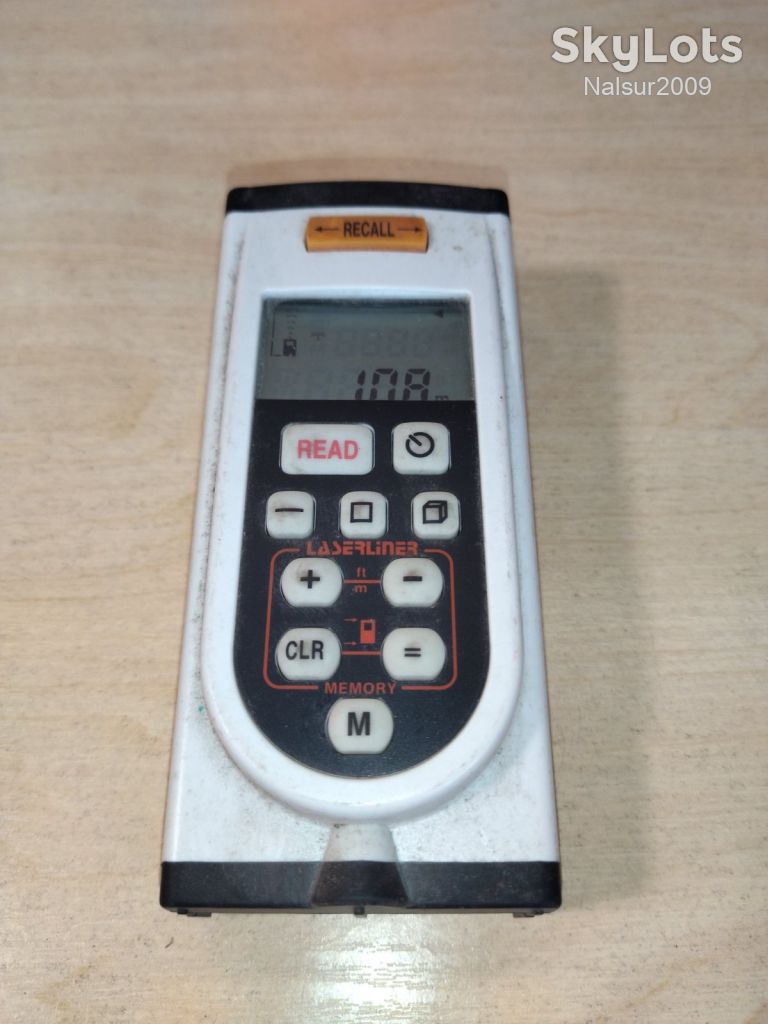 УЛЬТРАЗВУКОВОЙ ДАЛЬНОМЕР С ЛАЗЕРНЫМ ЦЕЛЕУКАЗАНИЕМ LASERLINER MeterMaster Pro Laser.       (ДЕФЕКТ) из Германии. - фото фото фото 13